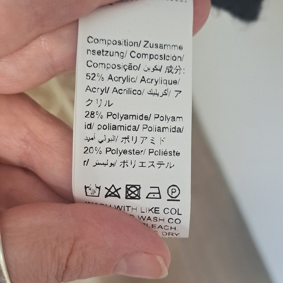 NWOT- Shein Color block, graphic print, sweater, Size 2X. - Picture 14 of 14